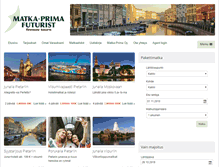 Tablet Screenshot of primatours.fi